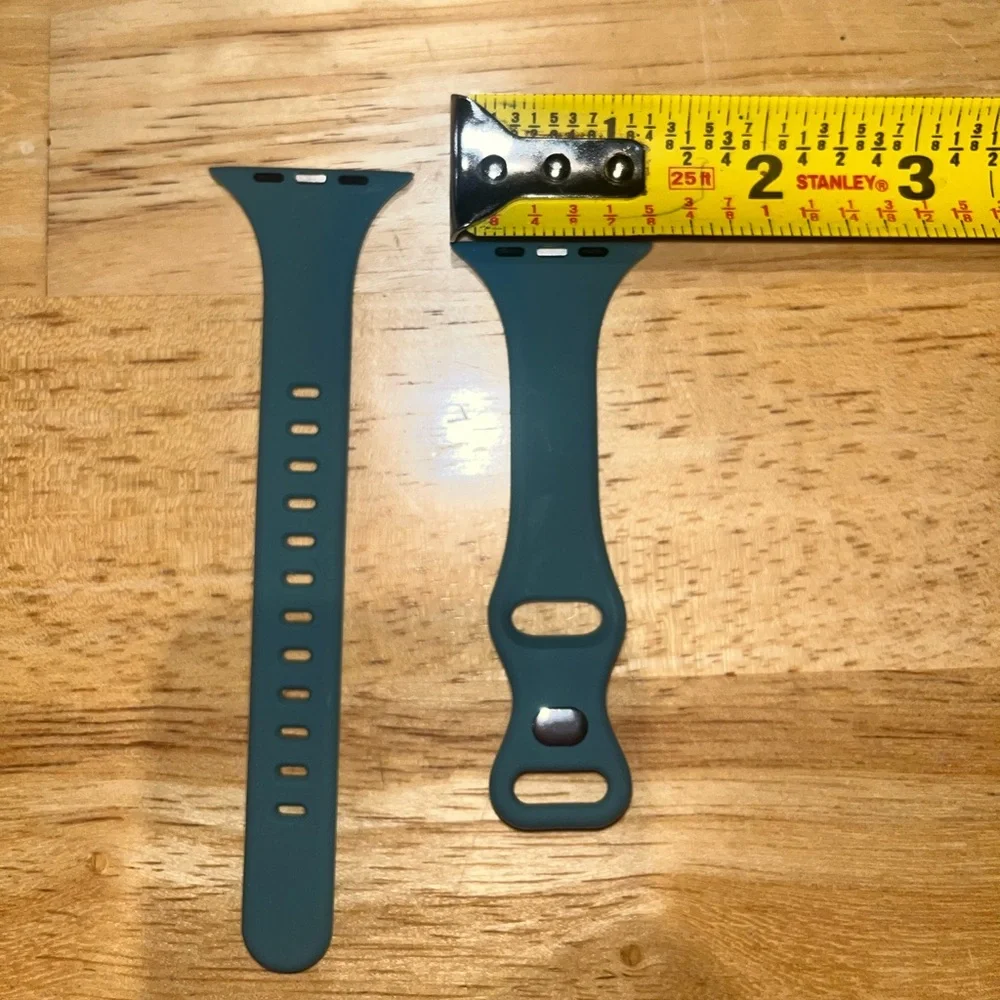 Apple Watch Band Bundle | 2 Silicone Bands | Gray & Green